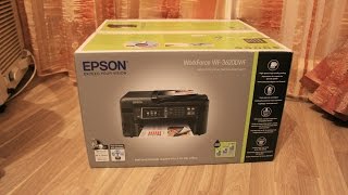 EPSON WorkForce WF3620DWF Printer  Unboxing amp Review [upl. by Undry837]