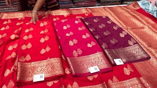 Bangalore Wholesale Deepavali New Design Saree Collection World Wide Single Courier Available [upl. by Anirroc183]