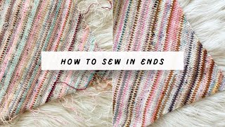 How to Crochet  Sewing in Ends [upl. by Joanna]