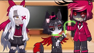 Hazbin Hotel React To Alastor  Gacha React [upl. by Barbie]