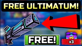 How To Get Ultimatum For FREE  Pixel Gun 3D [upl. by Kalam]