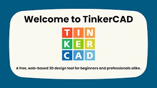 HHPL Introduction to TinkerCAD [upl. by Hanad62]