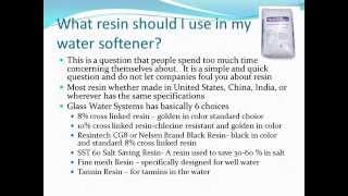 Water Softener Selection Part 2 [upl. by Scornik]