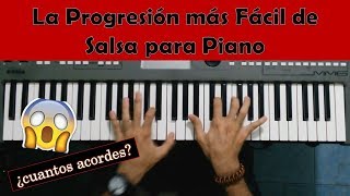 El Montuno de Salsa más Facil para Piano  MoroMusicPiano [upl. by Asabi409]