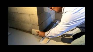 BasementWaterproofingInstallationmp4 [upl. by Lusty610]