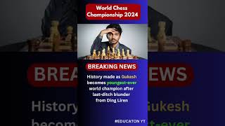 World chess championship ♟️story topnews topstories news topnews viralshort trending shorts [upl. by Ardel]