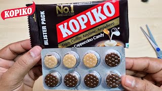 Kopiko Cappuccino Candy 24g Pack  Ingredients Taste Price Ad  Kopiko Pocket Coffee Toffee Candy [upl. by Getter944]