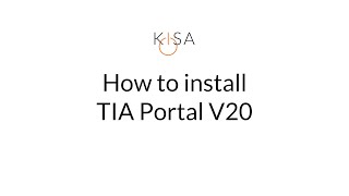 TIA Portal V20  Installation [upl. by Arual8]