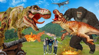 TRex Chase  Part 20  Jurassic World Dinosaur Fan Movie [upl. by Nive]