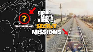 GTA 5  TOP 5 Secret Missions You Probably Dont Know GTA V [upl. by Deena]