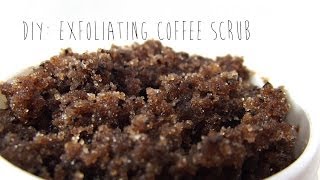 DIY Exfoliating Coffee Scrub ♥ [upl. by Berton]