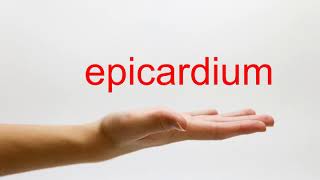 How to Pronounce epicardium  American English [upl. by Frederic558]