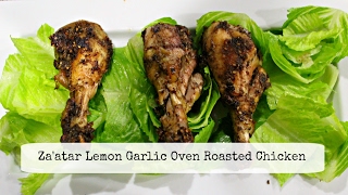 Oven Roasted Chicken Recipe with Zaatar [upl. by Hgielra]