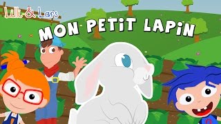 MON PETIT LAPIN sest sauvé dans le jardin  comptines pour bébé avec paroles [upl. by Eadahc]