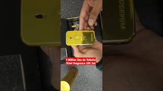 1 Million Eau de Toilette 50ml Fragrance Gift Set unboxing reviews viralshorts trendingshorts [upl. by Yniattirb]