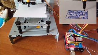 DVD CNC DIY ARDUINO CNC SHIELD making PCB  GRBL  EASEL Software [upl. by Magan970]