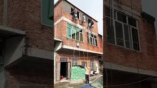 Anti seepage mortar decoration for brick house exterior wall good methods improve work efficiency [upl. by Aneled]