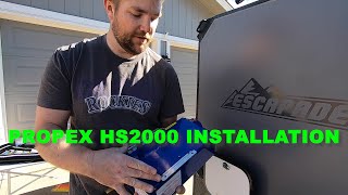 Propex HS2000 Install in our Escapade Backcountry [upl. by Nannek767]