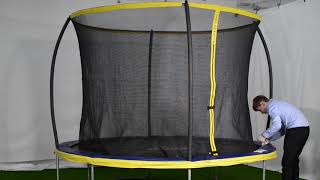 Building a Zero Gravity Ultima 4 Trampoline  Step 14  SECURE NETTING [upl. by Sparke]