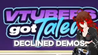 RedVoltaic VODS  DECLINED VTUBERS GOT TALENT DEMOS  MORE VOICE IMPRESSIONS [upl. by Charlotta]