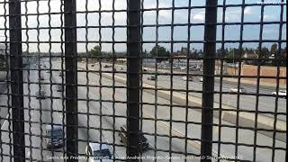 Santa Ana Freeway Interstate 5 near Anaheim Majestic Garden Hotel Los Angeles  10 September 2017 [upl. by Yerot]