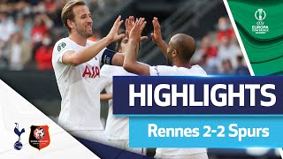 Højbjerg goal secures point in France HIGHLIGHTS  Rennes 22 Spurs [upl. by Curzon]