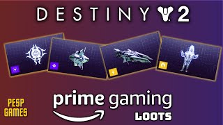 Destiny 2  Loots Prime Gaming OutubroNovembro 2023 [upl. by Abell]