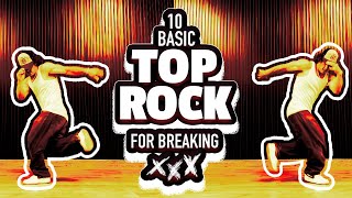 10 basic top rock for breaking  tutorial  learn [upl. by Lean]