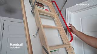 FAKRO LWT thermoinsulated attic ladder [upl. by Hametaf]