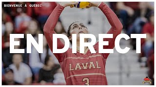 EN DIRECT  VOLLEYBALL F  UQAM c Rouge et Or [upl. by Arras]