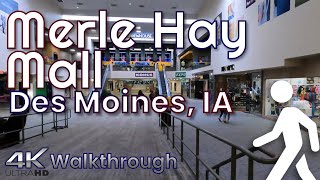 Mall Walkthrough Merle Hay Mall  Des Moines Iowa  4K [upl. by Dazhehs]