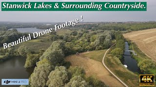 Stanwick Lakes amp Surrounding Countryside  DJI Mini 4 Pro [upl. by Atirahc]