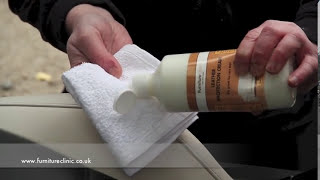 How to Remove dye transfer or stains on Leather [upl. by Ahsemot]