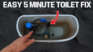 How To Fix a Slow Filling Toilet in 2 Simple Steps [upl. by Nosreve71]