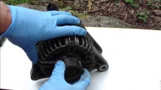 How to check alternator status Toyota Corolla Bearings Coils and Copper platesYears 20002008 [upl. by Ajar]