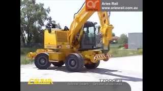 Colmar T7000 dedicated hi rail excavator [upl. by Amalbena886]