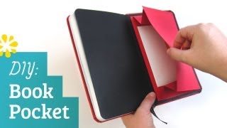 DIY Book Pocket  Sea Lemon [upl. by Enilesor]