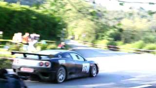 Espectacular cruzada Ferrari 360 Modena Rallye Rias Baixas [upl. by Teerprah]