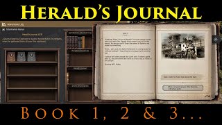 Heralds Journal Full Guide  Book 1 2 amp 3  BDO [upl. by Dwinnell]