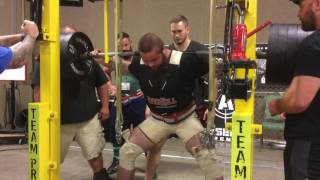 Tory Pelzer Pro Equipped Open 308lb class 1050lb Squat [upl. by Ahsen]