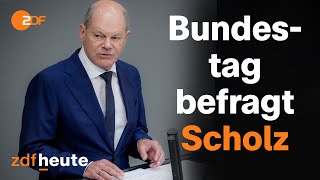 Live Befragung von Kanzler Scholz im Bundestag [upl. by Aneres]