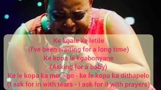 Rebecca Malope  Ntate Nkarabe ft Tshepo Tshola Lyrics Tranlated [upl. by Bitthia200]