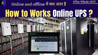 UPS System Explained How to work UPS Uninterruptible Power Supply in Hindi thewholeMEP [upl. by Aivil]