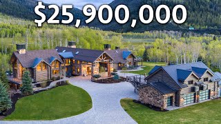 Inside a 25900000 Fully OFF GRID Utah Mega Mansion [upl. by Anitsirk]