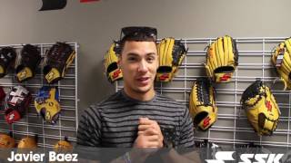 Javier Baez on SSK gloves [upl. by Cimah948]