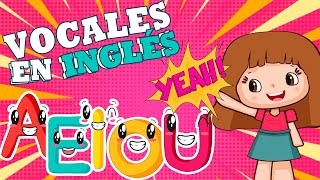 🥰 CANCIÓN DE LAS VOCALES  EN INGLÉS Y ESPAÑOL 2021 [upl. by Miranda]