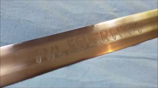 Windlass Steelcrafts Ulfberht Sword review [upl. by Enomed280]