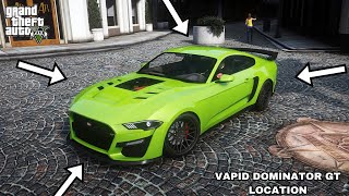 GTA 5  Vapid Dominator GT Location PS3 PS4 Xbox360 XboxOne and PC [upl. by Gabrielson720]