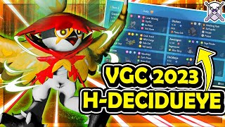 HISUIAN DECIDUEYE in Trick Room is SURPRISING in VGC 2023 Regulation D [upl. by Eecart]