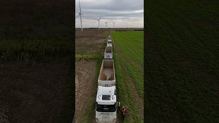 🏭Transport betteraves vers la sucrerie de SainteÉmilie  dji farming drone france agriculture [upl. by Nylegna]